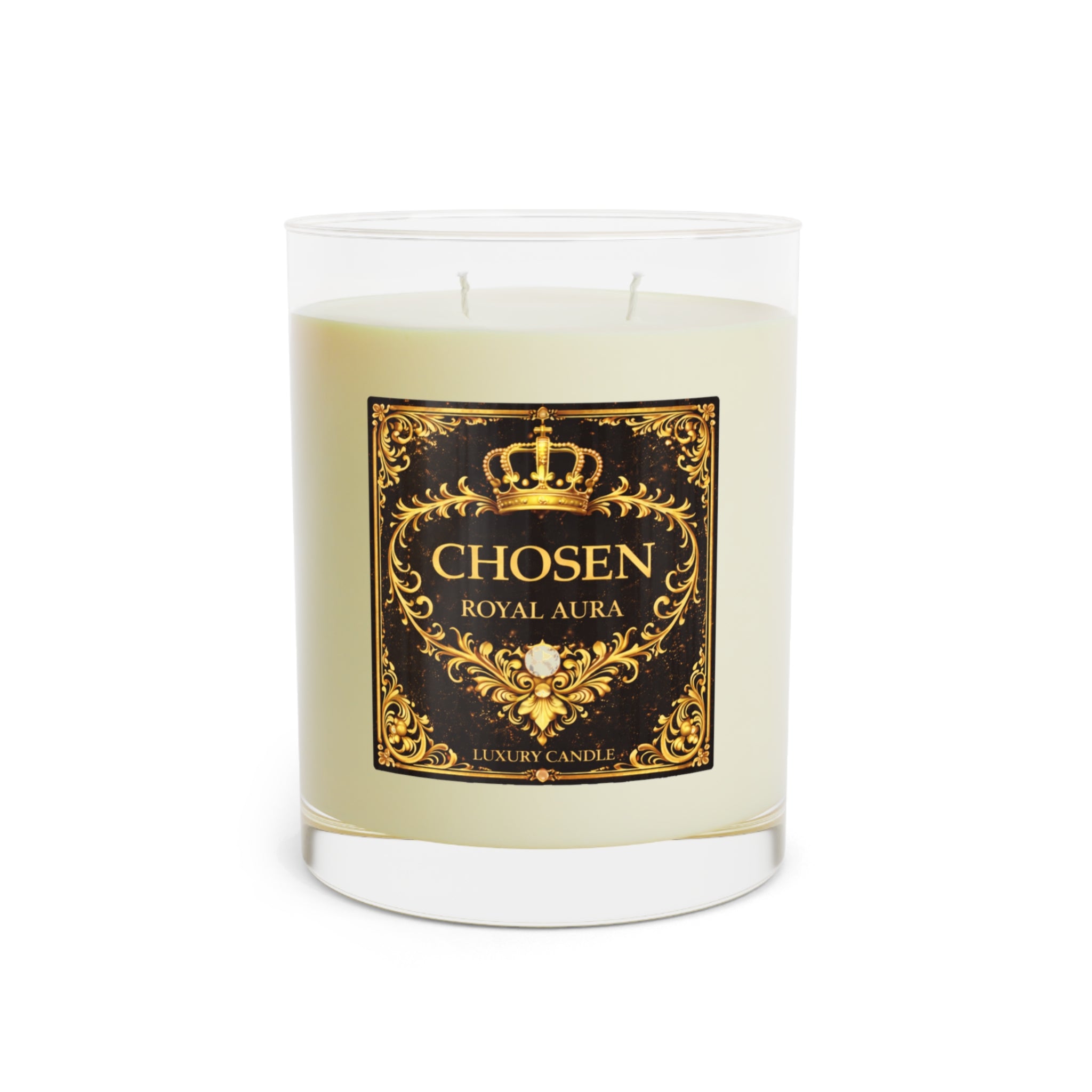 11oz Scented Glass Candle — Clean Soy Blend, Long-Lasting Home Fragrance