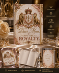 Dear Mom You Are Royalty Hardcover Journal — Elegant Mother’s Day Keepsake
