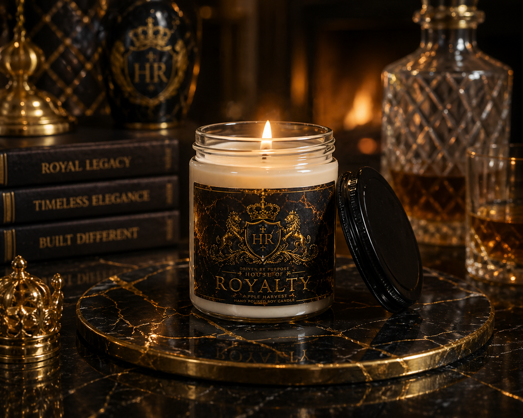Royalty Scented Soy Candle — 9oz Luxury Home Fragrance